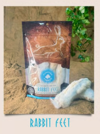Furever Fierce Natural Chews Rabbit Feet Dog & Cat Treats